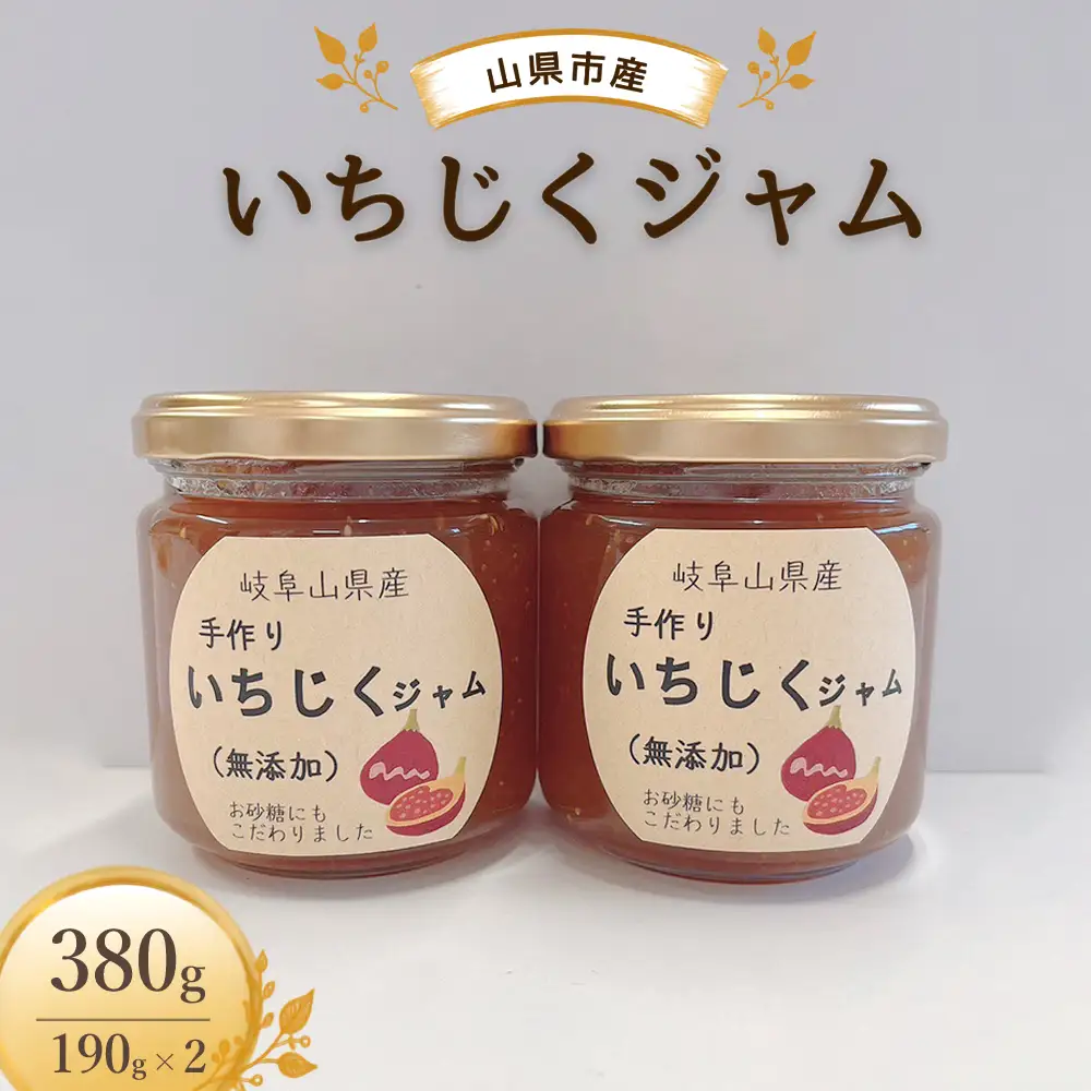 いちじくジャム　山県市産　380g [No.1108]