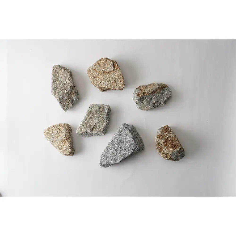 TAKIBISM x ISHINOMAKI 庵治石7個セット(精密加工) 焚火台 STONE QUEST 折りたたみ脚用