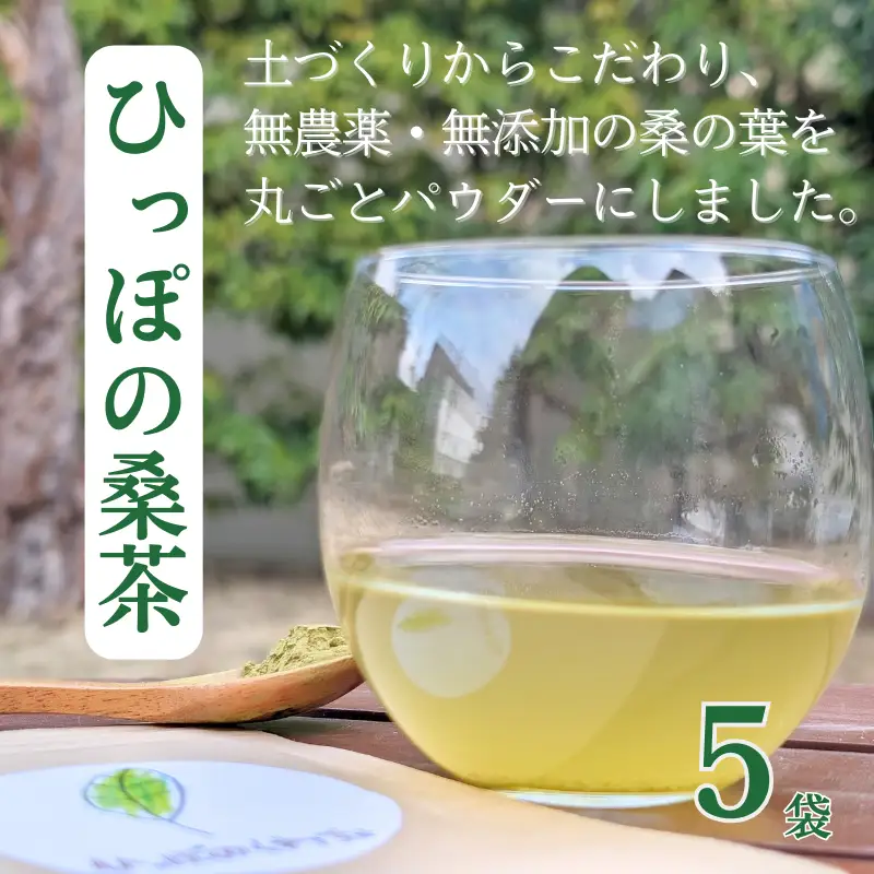 ひっぽの桑茶5袋セット【09109】