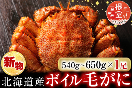 ボイル毛がに540～650g×1尾 B-14123