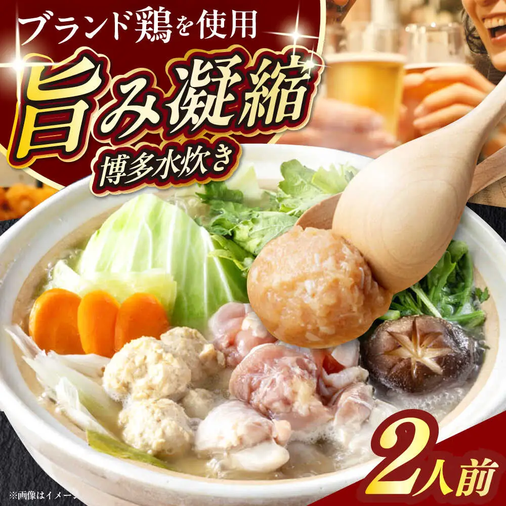 水炊き むなかた鶏使用 水炊き2人前 [ABEQ027] 水炊き