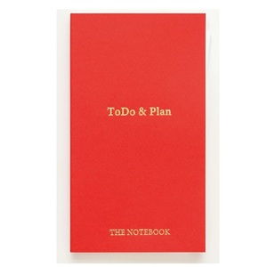 SZ0277　ToDo＆Plan　タスク管理ノート A5 スリム【レッド】