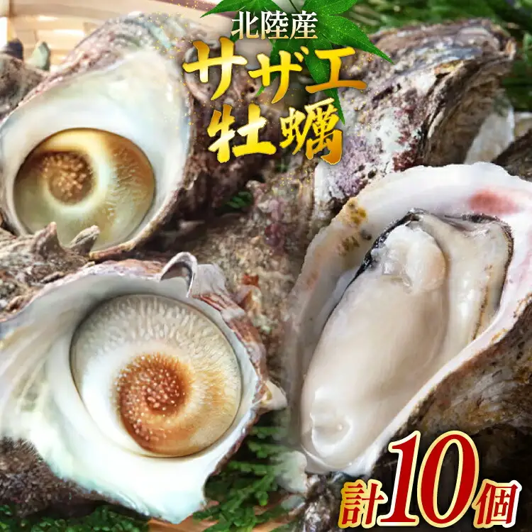 牡蠣 サザエ 各5個 水揚げ直送セット