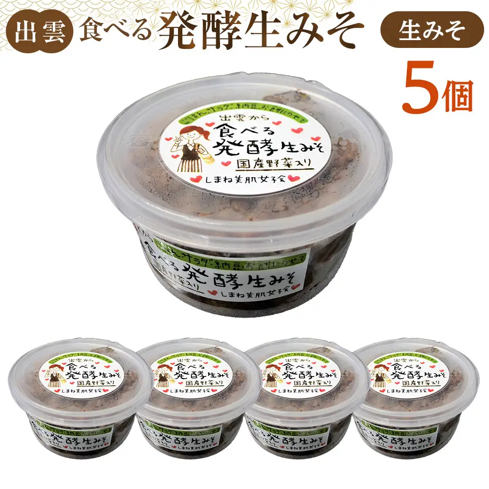 出雲の食べる発酵生みそ250ｇ×５個