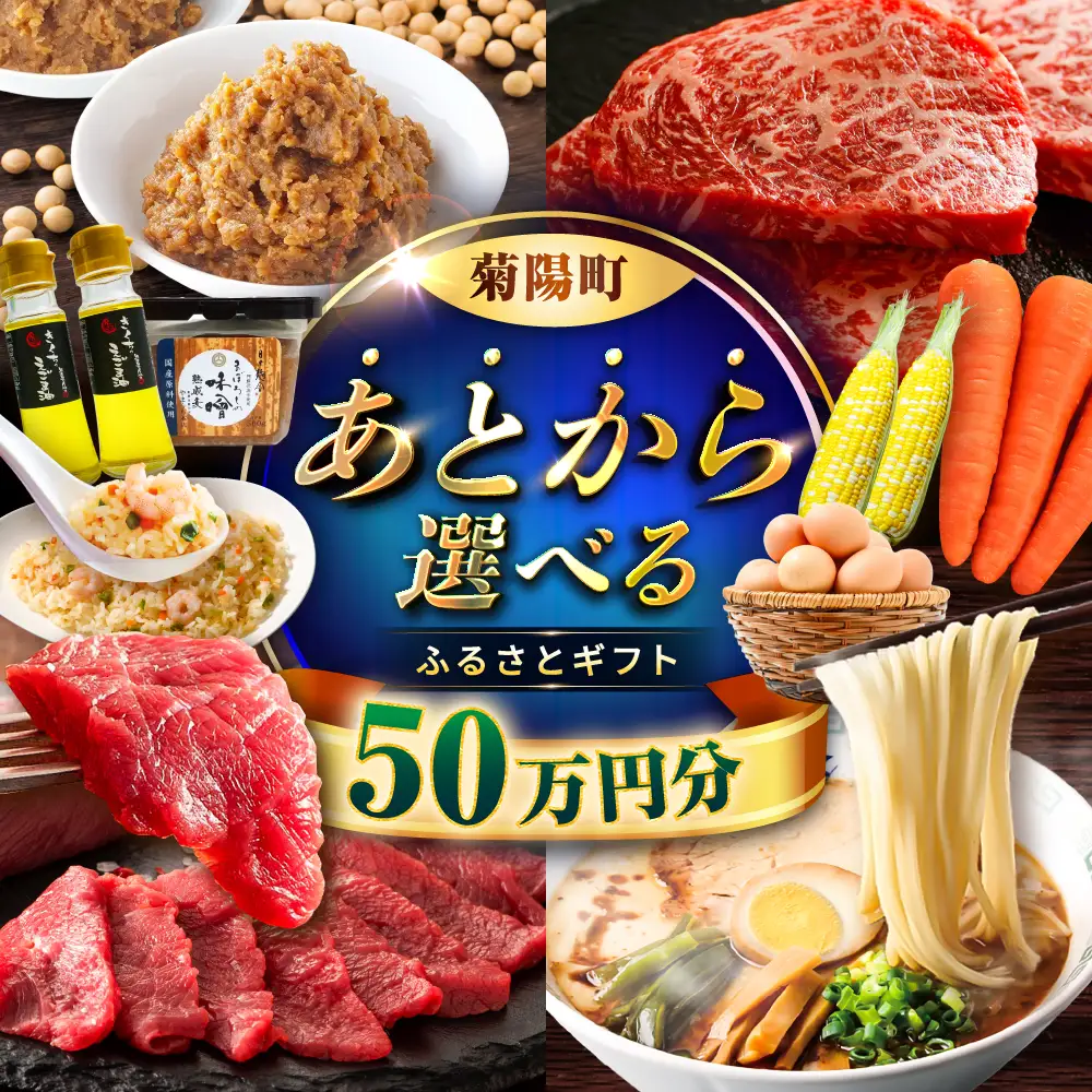 【 あとから選べる 】菊陽町 ふるさと ギフト 50万円分 あとから あとから BHZY010