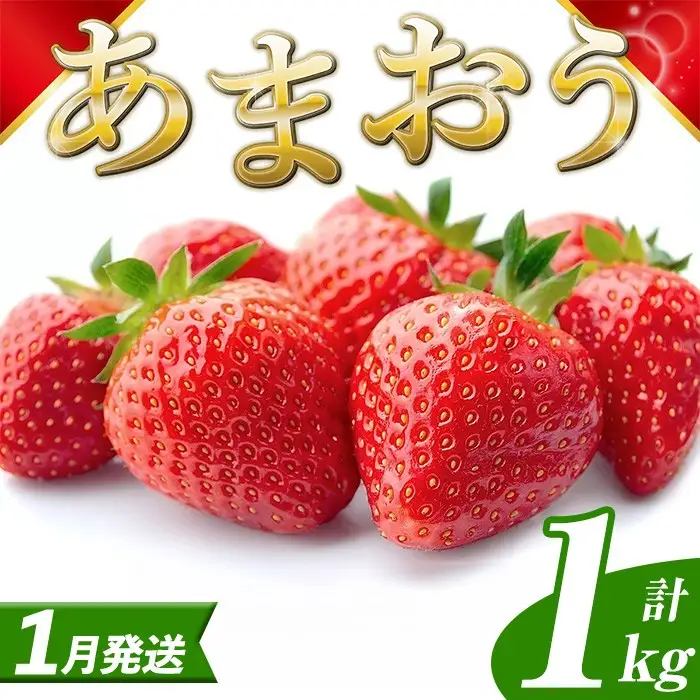 いちご あまおう【27年1月中旬以降順次発送予定】計1kg 250g×4P |イチゴ エフビーネット as47-004