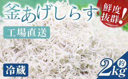 【冷蔵】【しらす】釜揚げしらす 合計2kg mu-0017