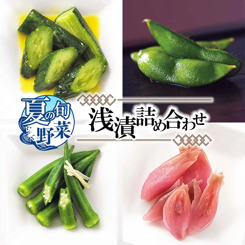 【令和9年発送 先行予約】 夏の旬野菜！ 浅漬詰合せ ［K-924］ 株式会社 本長