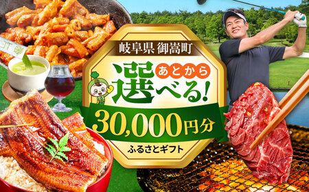 【あとから選べる】 岐阜県御嵩町ふるさとギフト 3万円分  飛騨牛 うなぎ ゴルフ場 あとから ギフト[AVBM007]