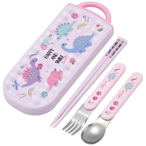 抗菌食洗対応トリオセット　ハッピー＆スマイル レインボー　 646348　4-103