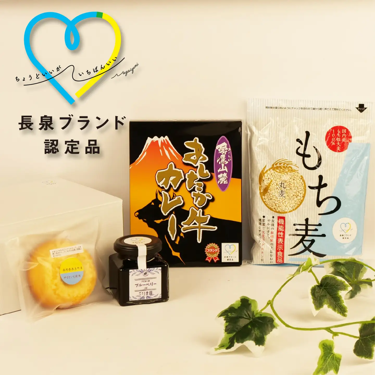 長泉町 ブランド認定品 詰合せ もち麦 等 静岡 もち麦
