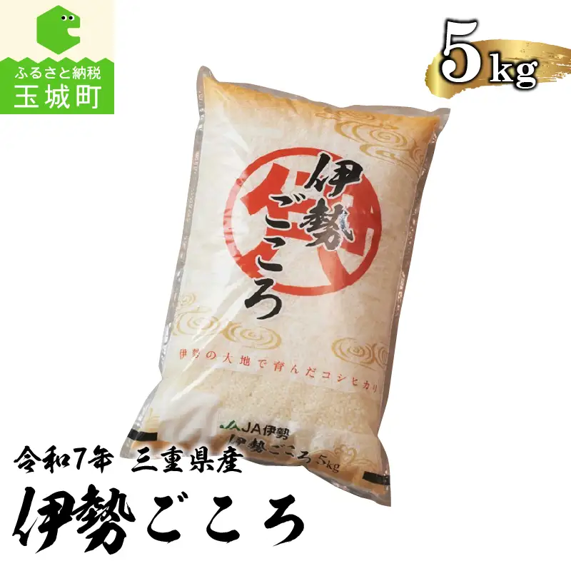令和7年玉城産コシヒカリ「伊勢ごころ」5kg [ 米 白米 ]