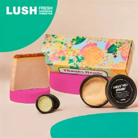LUSH ラッシュ サンクスハンズ ハンドケア ギフト セット ハンドメイド【配送不可地域：離島】【1550093】