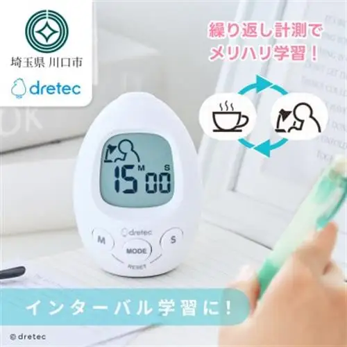 ドリテック Study egg 「スタディエッグ」ホワイト T-601WT【配送不可地域：離島・沖縄県】【1642633】
