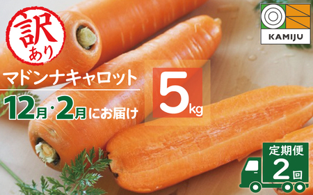 【予約受付】＜フジテレビ『どっちのふるさと？』で紹介されました！＞訳あり 隔月2回定期便 にんじん 12月・2月お届け マドンナキャロット にんじん 人参 ニンジン 野菜 やさい 国産 碧南市 健康 食品ロス削減 甘い 先行予約 旬 特産 高評価 高リピート 人気 隔月 2026年度発送 H105-214