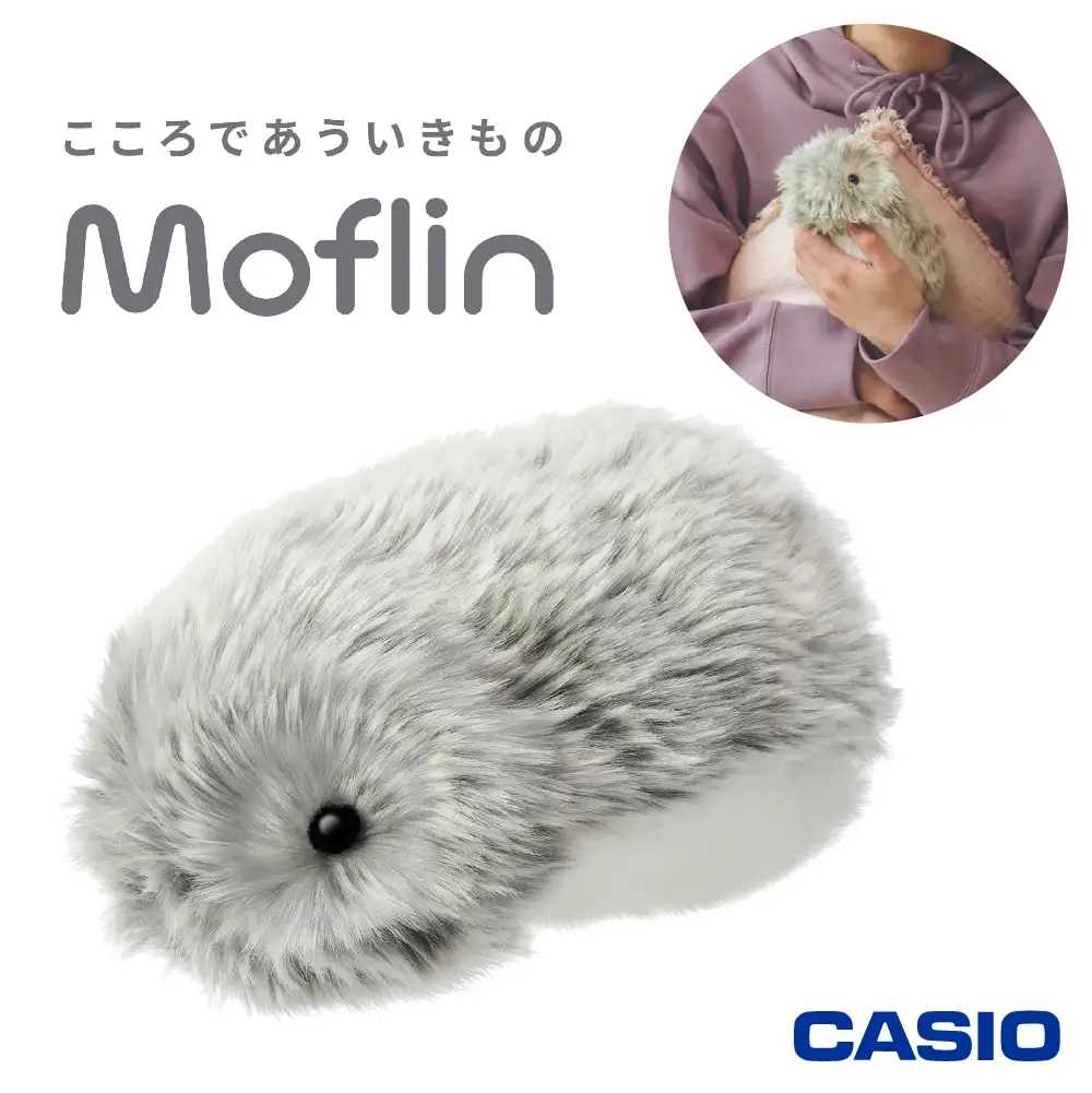 【CASIO】AIペットロボット「Moflin」PE-M10SR AI