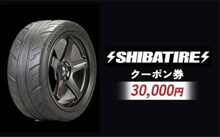 SHIBATIRE クーポン 30000円分 シバタイヤ 柴田自動車 タイヤ チケット 商品券 ギフト プレゼント 岐阜県 坂祝町 さかほぎ F6M-280
