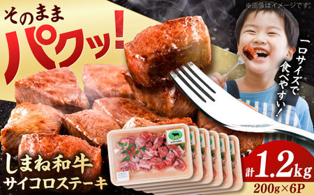 【訳あり】サイコロステーキ しまね和牛 計1.2kg[AIDQ005] ステーキ