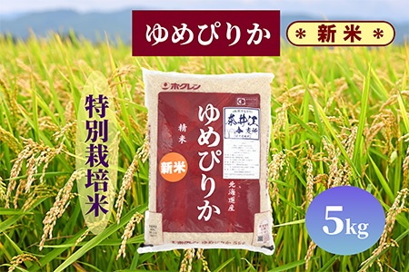 【新米予約】北海道奈井江町　特別栽培米　ゆめぴりか　5kg