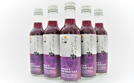 ブルーベリージュース南会津町産無農薬ブルーベリージュース【200ml×5本】