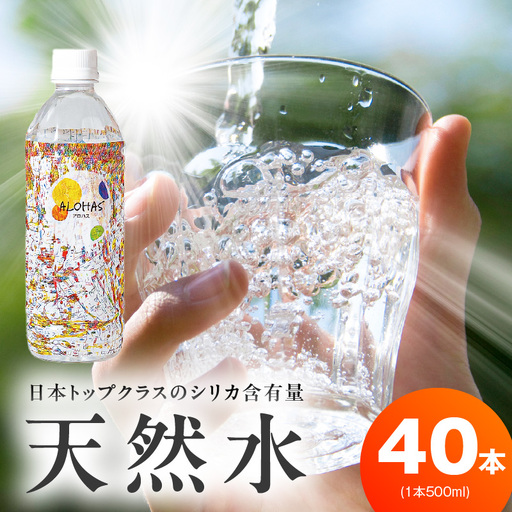 天然水 500ml×40本｜大阪府泉佐野市｜ポイント制ふるさと納税「ふる