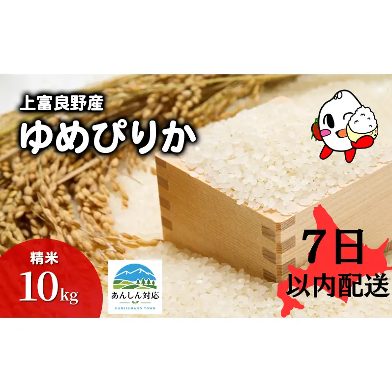 ゆめぴりか 精米 白米 すぐお届け 北海道産 ゆめぴりか【10kg】