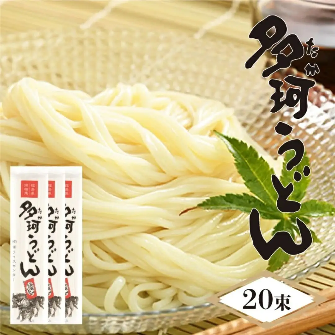 多珂うどん 4kg (200グラム×20) 乾麺 | うどん