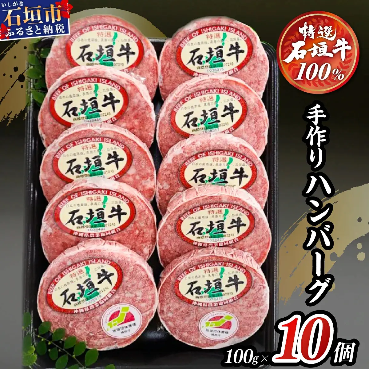 石垣牛 ハンバーグ セット (100g×10個)＜2026年11月発送＞