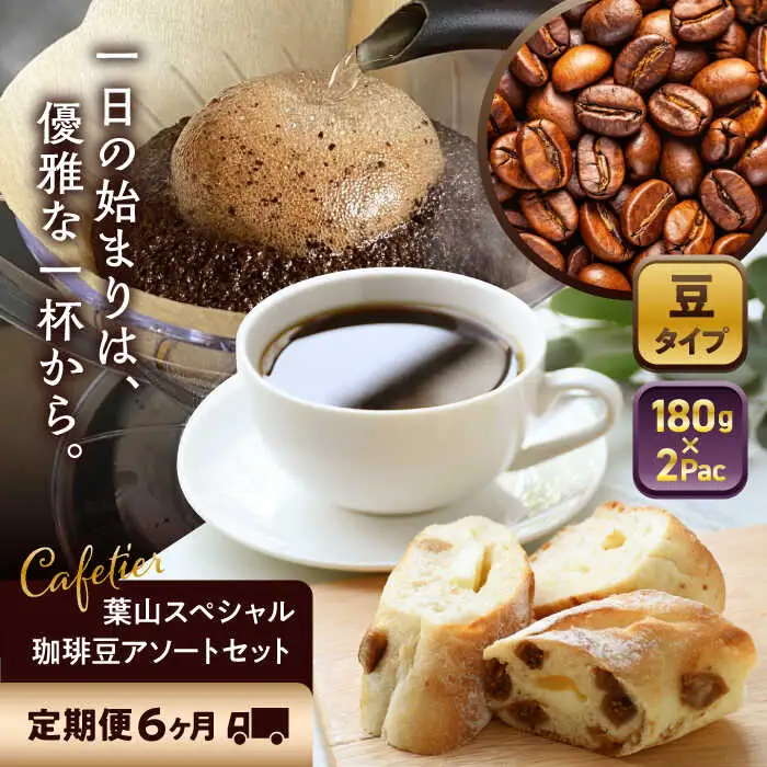 【全6回定期便】 【コーヒー豆】葉山スペシャル珈琲豆アソートセット 2パック入り コーヒー豆 珈琲豆 コーヒー 【Cafetier】[ASAD015]