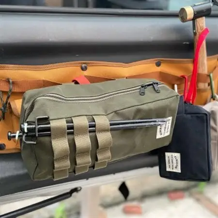 アルバートン社の米軍帆布で作ったツールボックス　カーキードラブ【1418574】