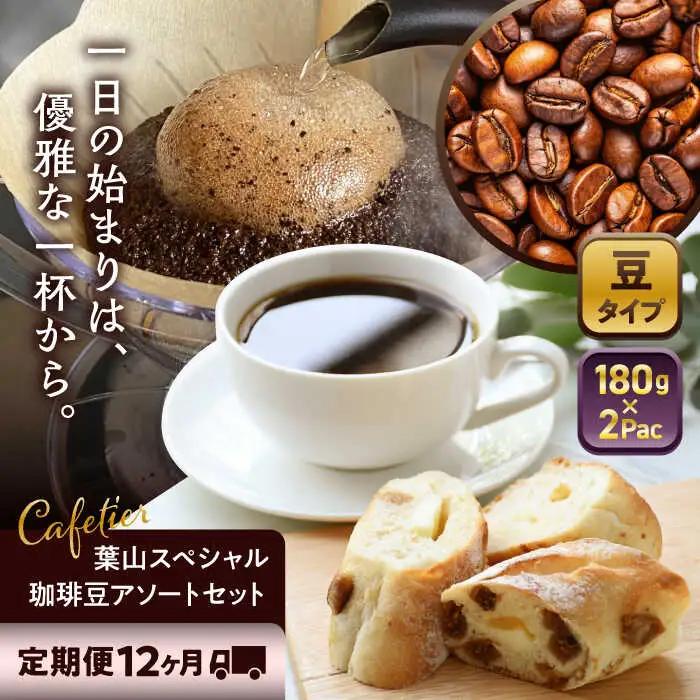 【全12回定期便】【コーヒー豆】葉山スペシャル珈琲豆アソートセット 2パック入り コーヒー豆 珈琲豆 コーヒー【Cafetier】[ASAD021]