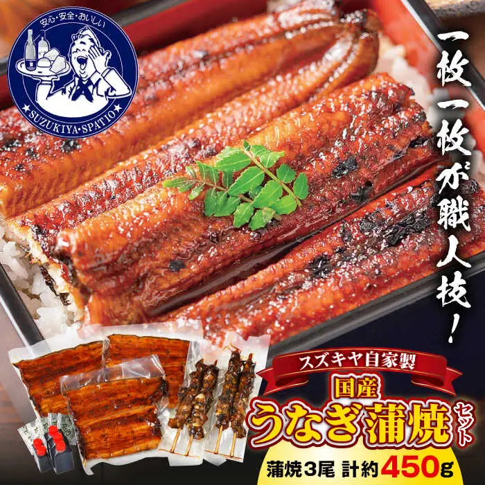 国産うなぎ蒲焼セット ／ うなぎ [ASAK003]
