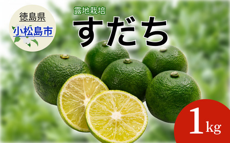 【2026年8月中旬発送】すだち 1kg 露地栽培 徳島県 小松島産 スダチ すだち果汁 焼き魚 しいたけ お酒 柑橘 酢 旬