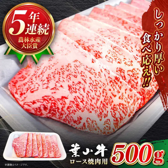 葉山牛 500g　ロース焼肉用／ 焼肉 焼き肉[ASBD004]
