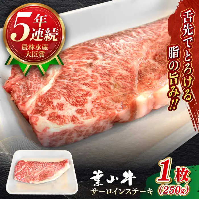 葉山牛 サーロインステーキ 250g×1枚 サーロイン [ASBD016]