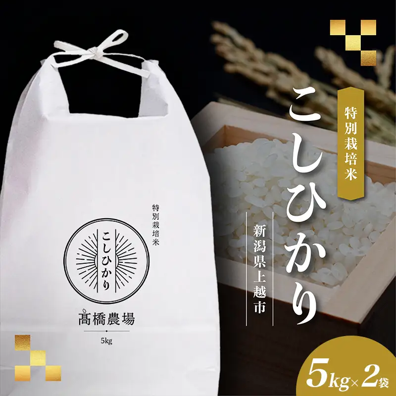 上越産 特別栽培米 コシヒカリ 10kg おにぎり コシヒカリ