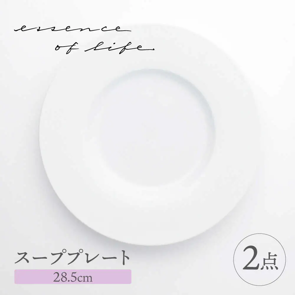 【波佐見焼】【essence】agasuke スーププレート 2点【西海陶器】[OA451]