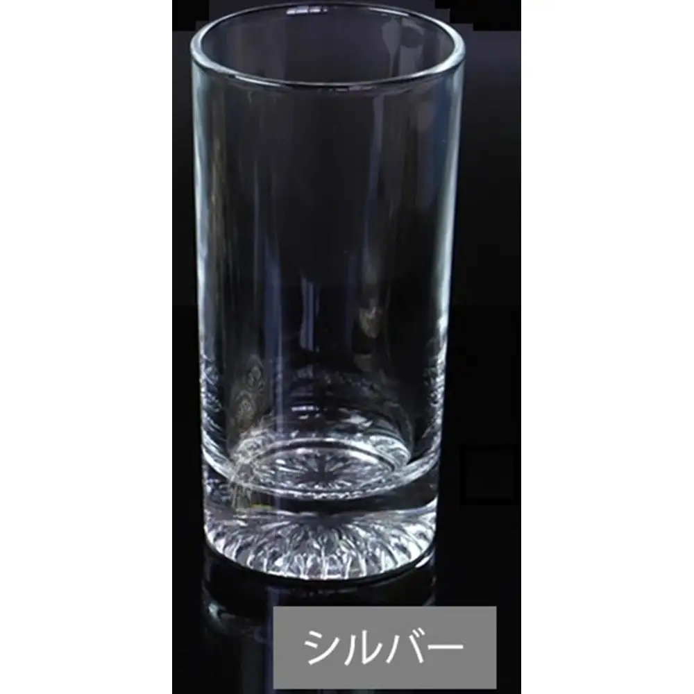 みよし漆器本舗 ぬりもん de Verre タンブラーグラス 単品 225ml シルバー