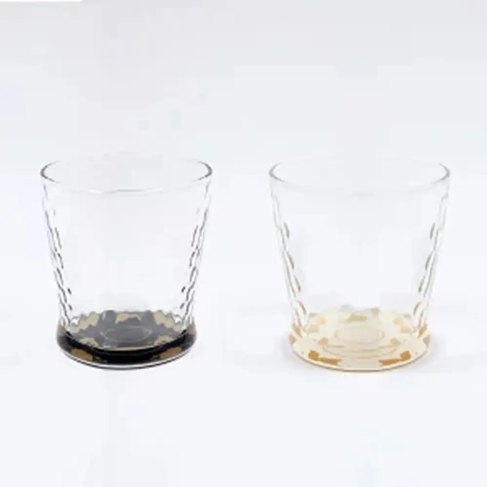 みよし漆器本舗 紀州塗り ぬりもん de Verre フリーグラス 蒔絵 万葉鶴 金鶴 ペアグラス 250ml