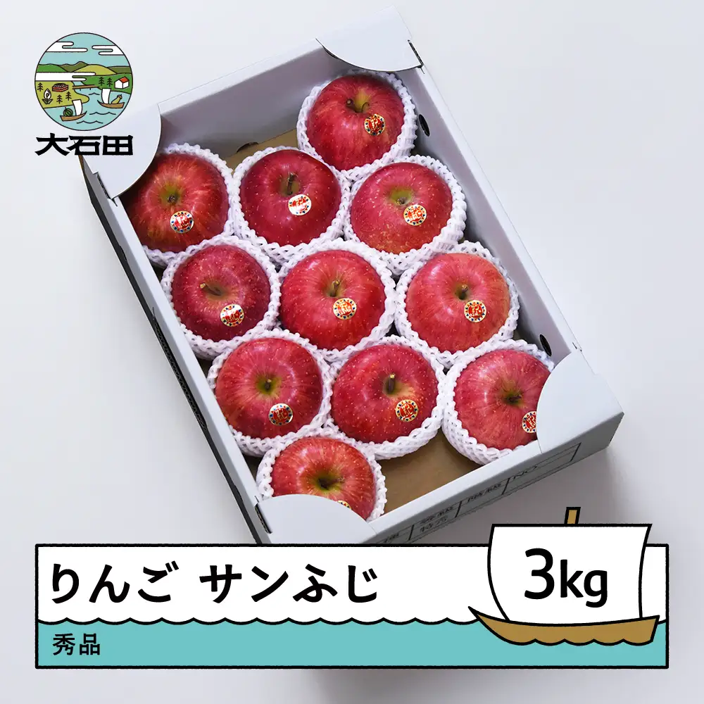 りんご サンふじ 約3kg 令和8年産 2026年産  ※沖縄・離島への配送不可 ry-risfx3000