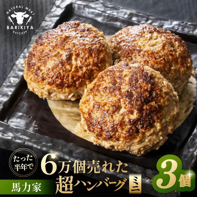 超ハンバーグミニ　3個【0110-017】 飛騨牛