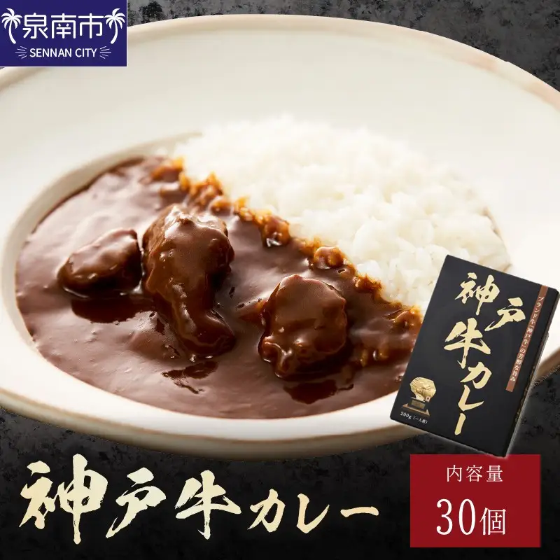 神戸牛カレー200g×30個セット【108A-005】