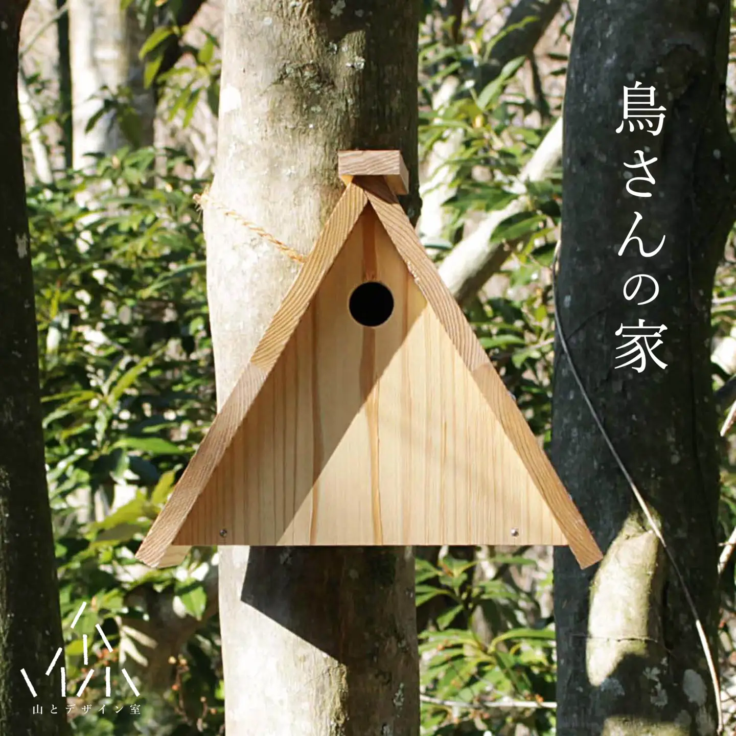 腐食にも強い！日田杉で作った「鳥さんの家キット」　日田市 / 山とデザイン室 鳥小屋 バードハウス 小鳥[AREZ001]