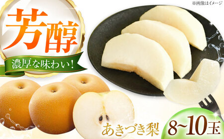 【先行予約】あきづき梨 8-10玉入 BKAD047 梨
