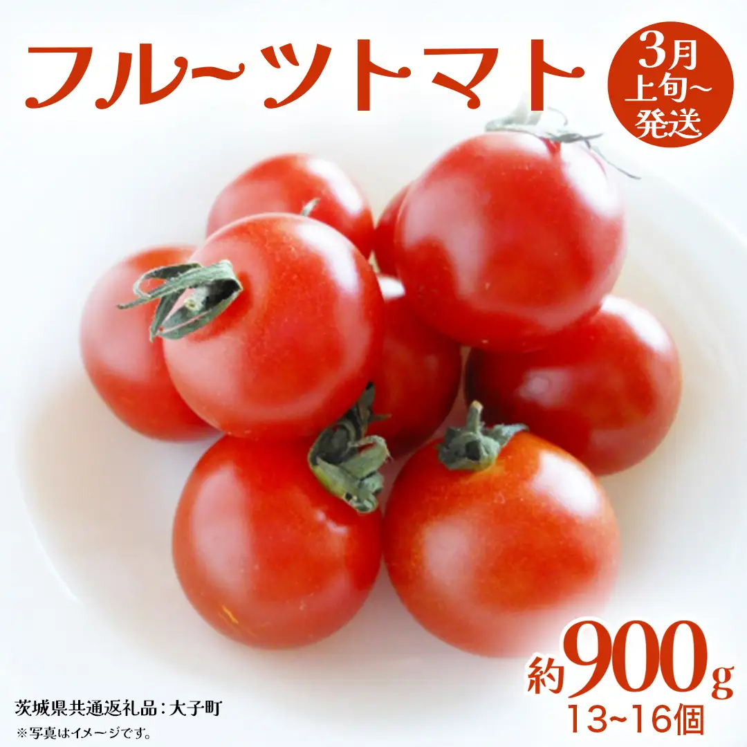 フルーツトマト 約900g (13～16個)【2027年3月上旬発送開始】(茨城県共通返礼品：大子町) トマト とまと 野菜 やさい