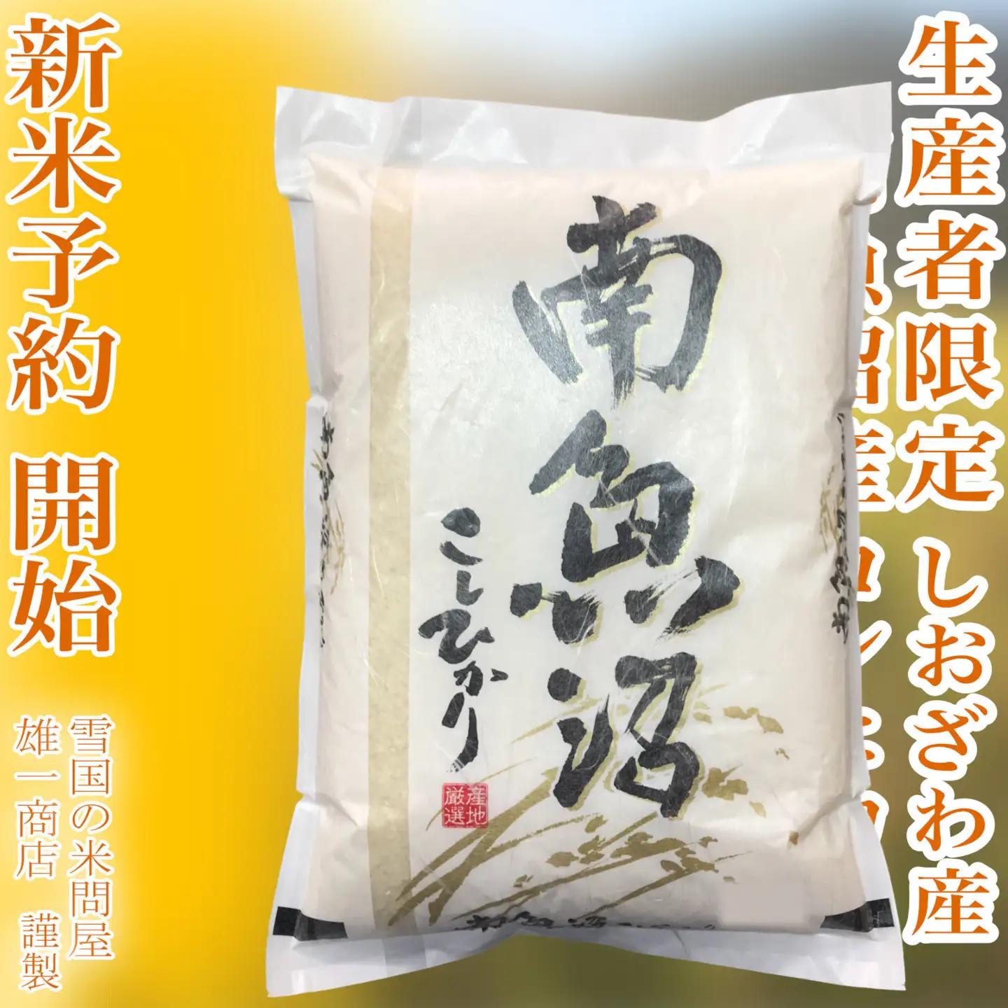 【令和8年産　新米予約】定期便★5kg×3ヶ月 生産者限定 南魚沼しおざわ産コシヒカリ【定期便 銘柄米 ブランド米 精米 こしひかり コシヒカリ 魚沼産 新潟米 ごはん】【2026年10月上旬から1ヶ月以内に順次発送予定】