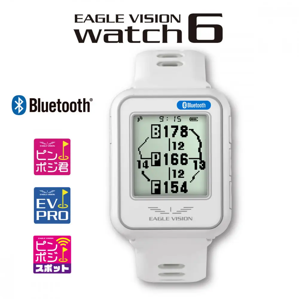 ゴルフグッズ EAGLE VISION watch6 WH ゴルフ
