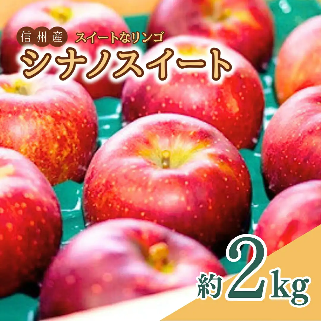 【2026年先行予約】スイートなりんご シナノスイート 2kg | りんご