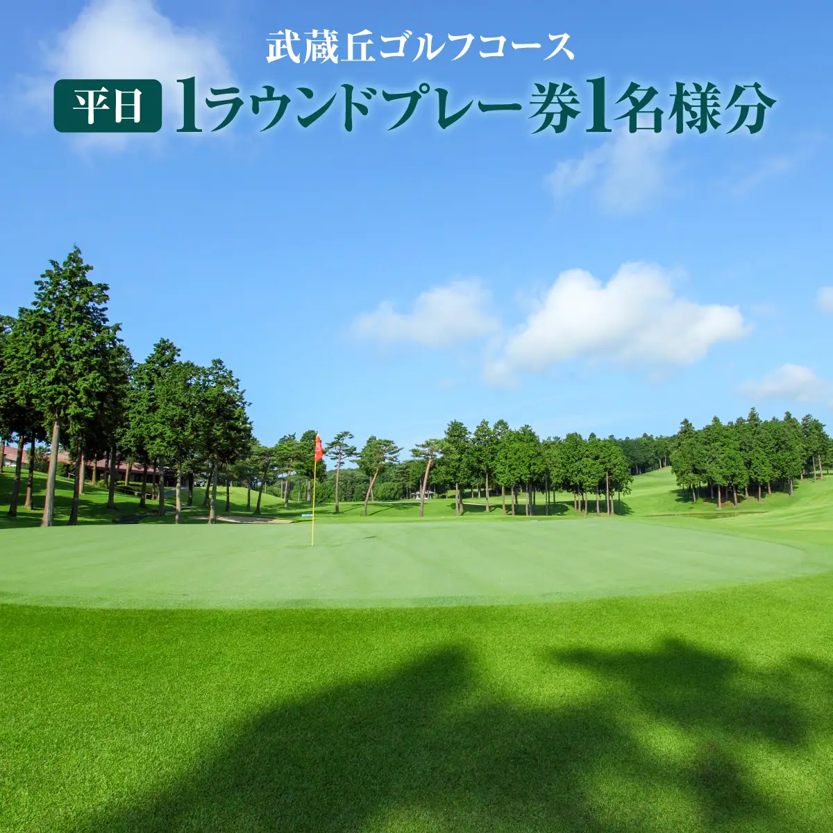 武蔵丘ゴルフコース 平日1ラウンドプレー券1名様分 HNNAVA001