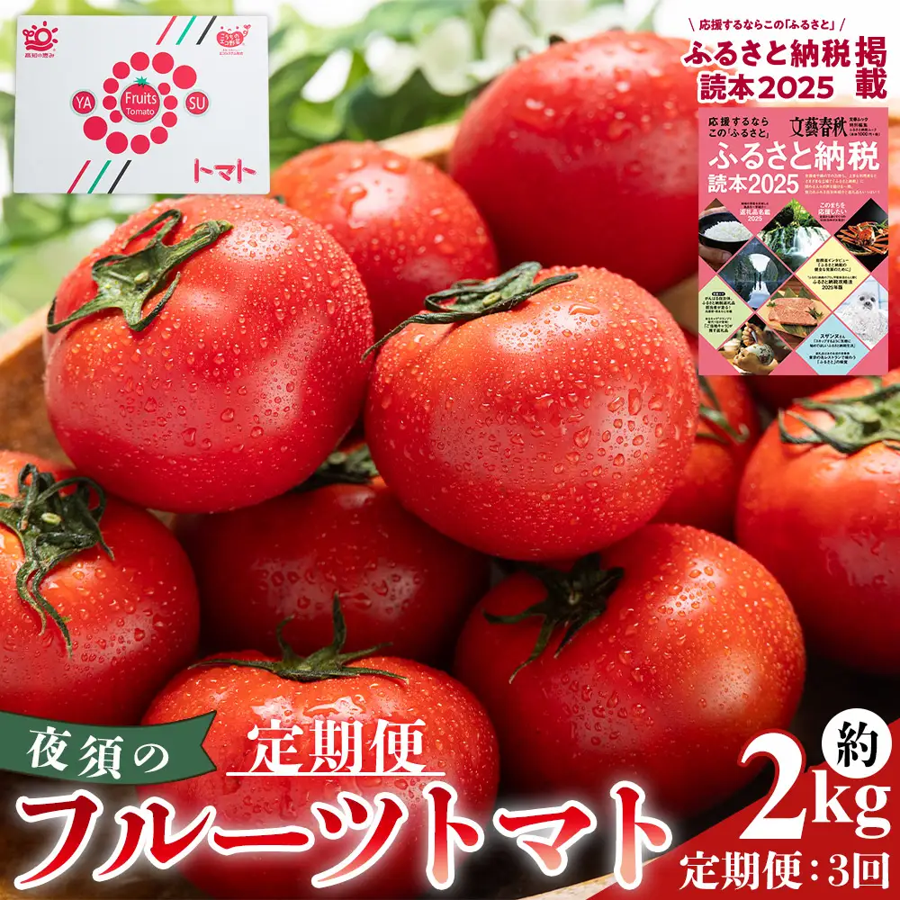2027年1月下旬発送開始 フルーツトマト 2kg 定期便 3回 トマト Wyu-0078